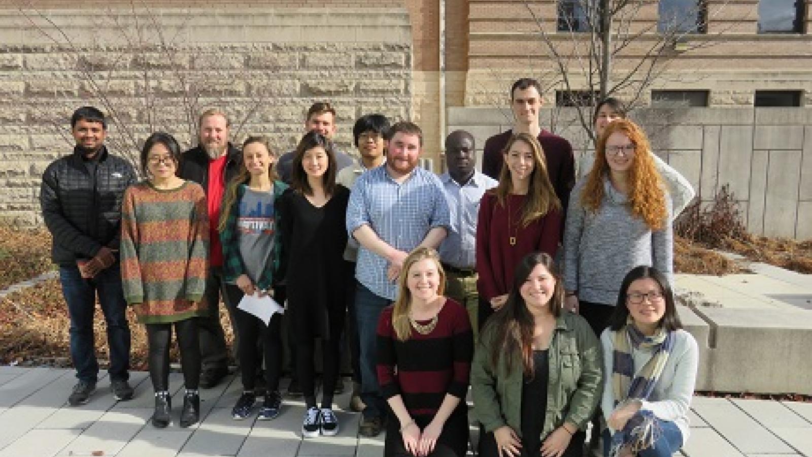 Members of the CCBBI Student Group gather for a photo after their Users Workshop.