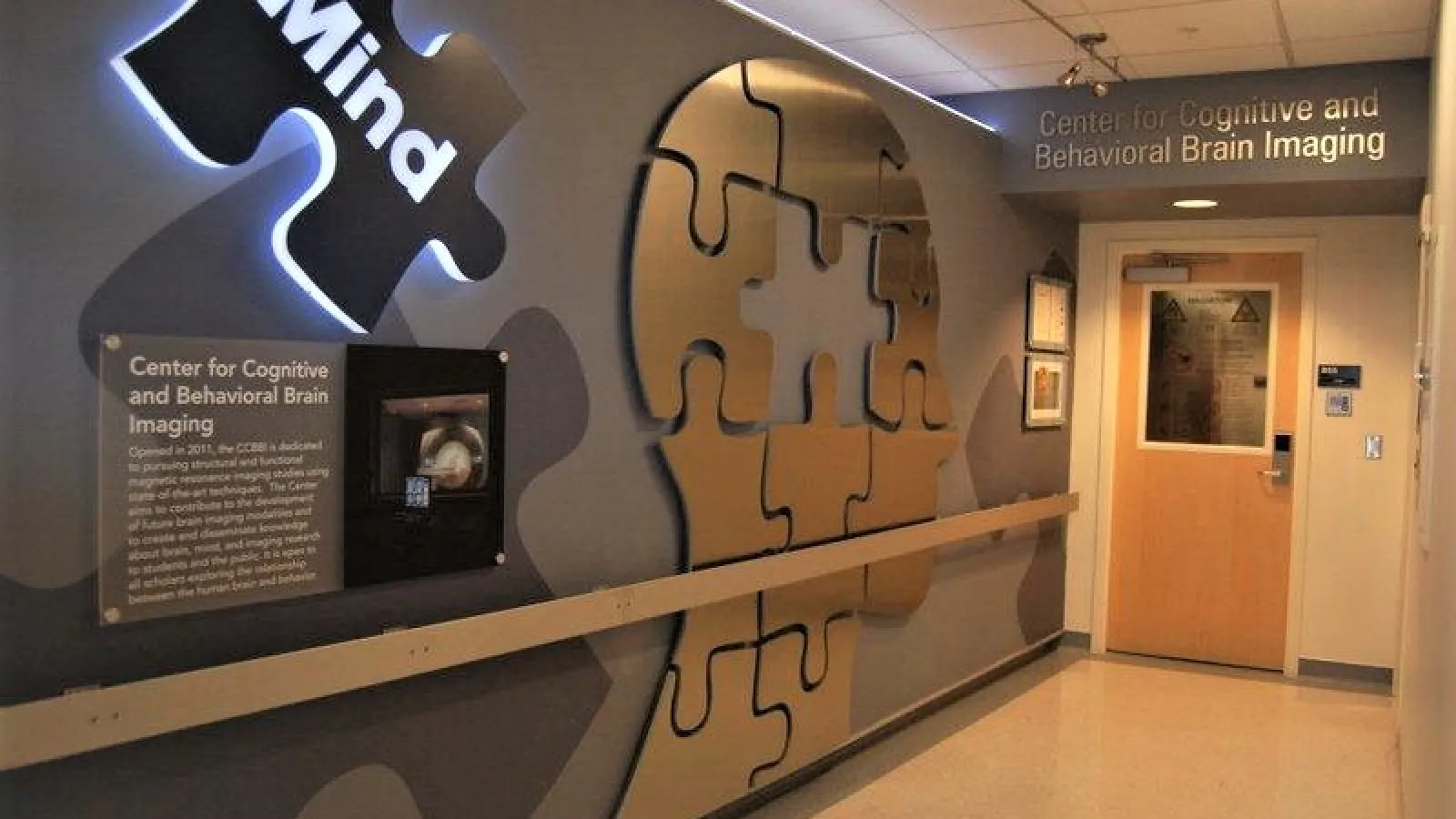 Entrance to the CCBBI fMRI scan room