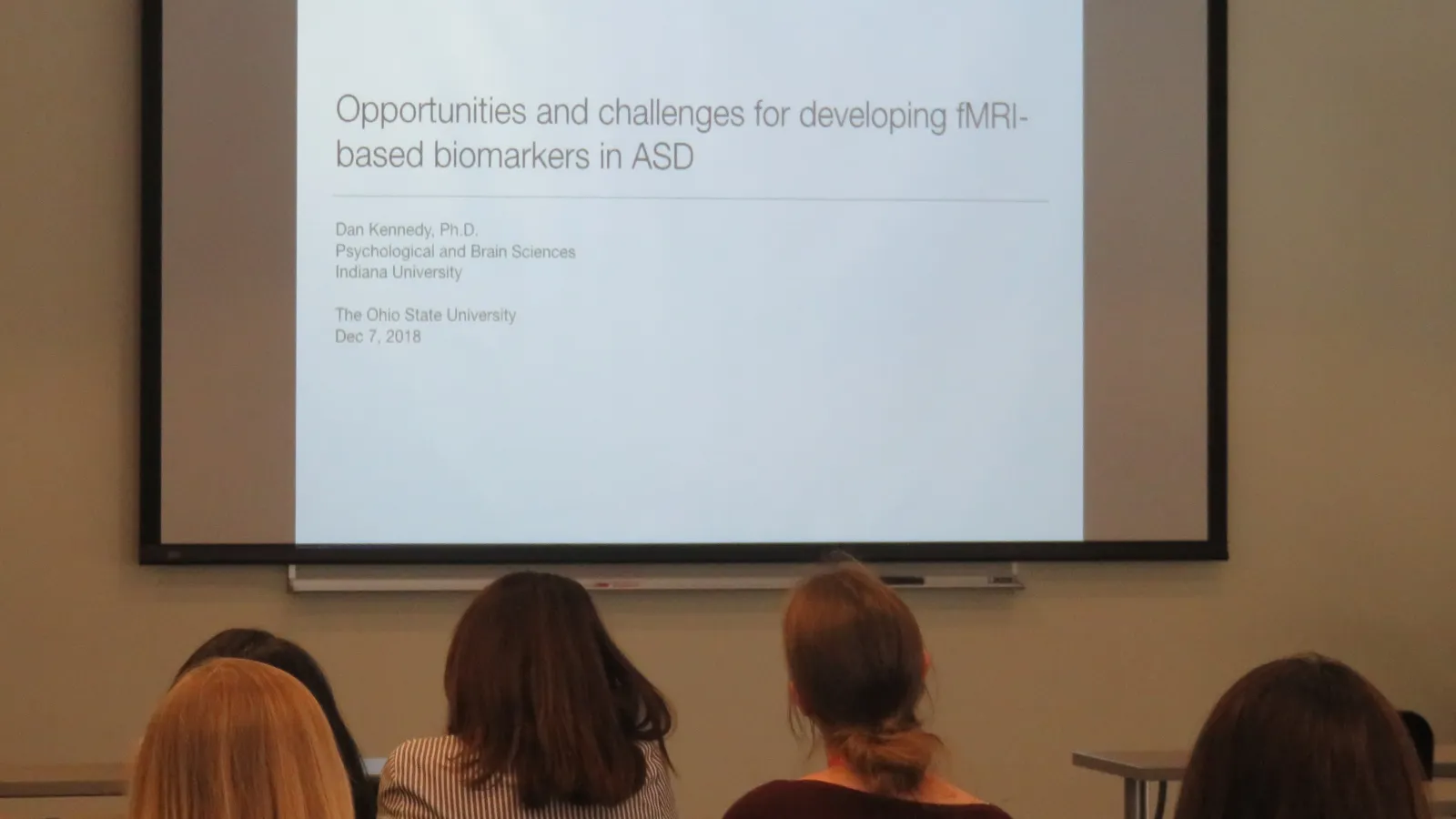 CCBBI Talk Series Guest Speaker- Dr. Dan Kennedy (Indiana University Bloomington)