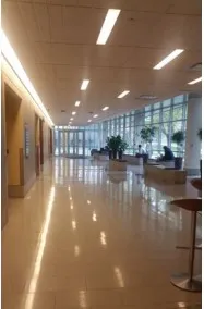 Lobby area of the Psychology Building