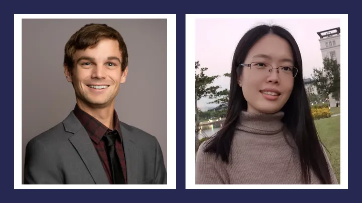 Justin Palmer and Qian Yu received the President's Postdoctoral Fellowships