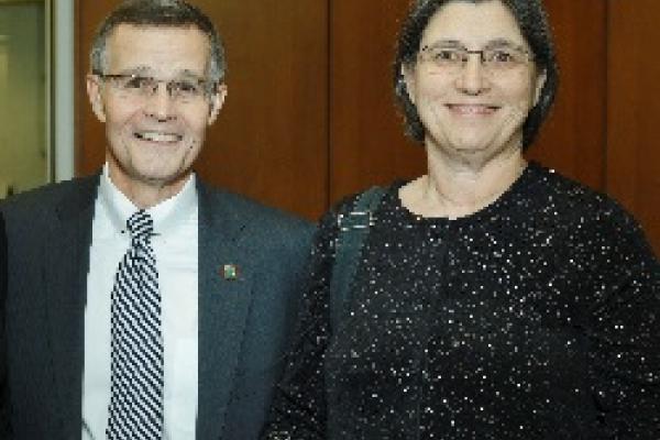 H. Dean and Susan Regis Gibson at CCBBI reception. 