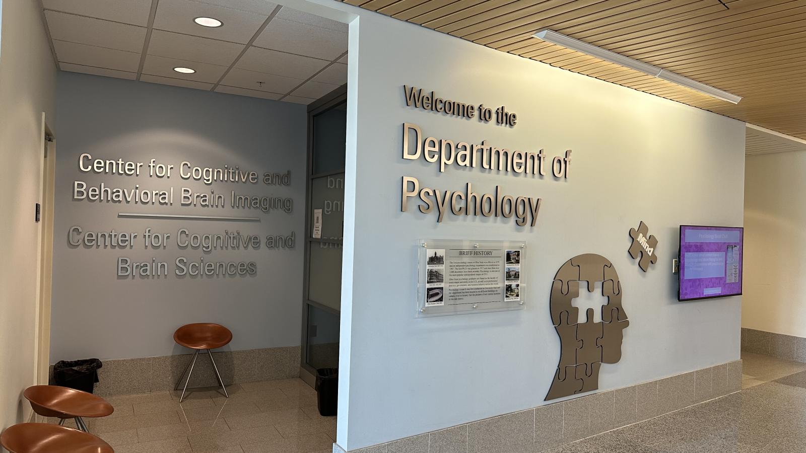 CCBBI Psychology Building hallway