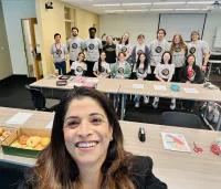 volunteers for the Breakfast of Science Champions